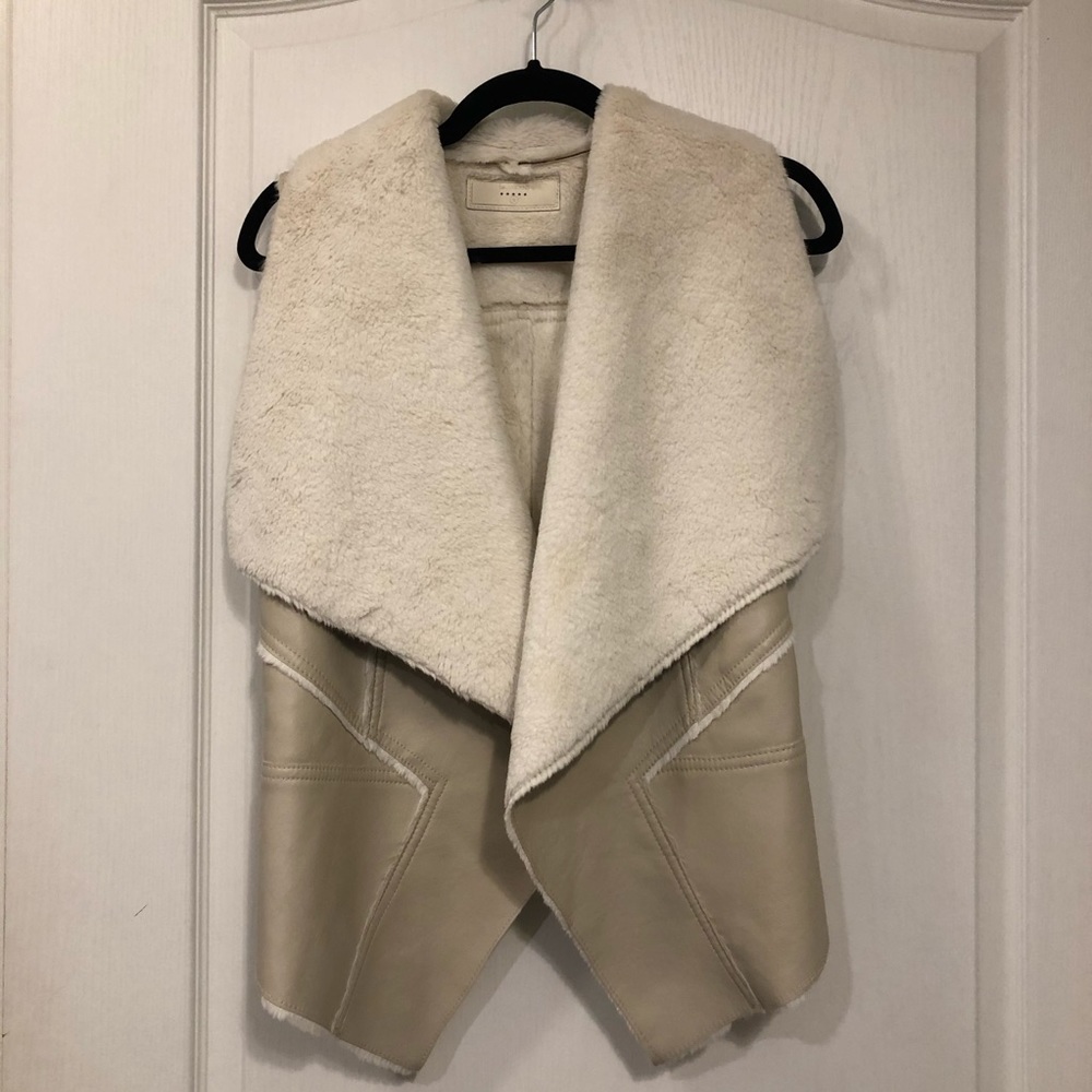 BLANK NYC Faux Leather Vest